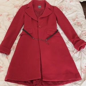 Armani Exchange Red wool coat
